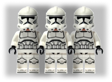(75372) Clone Trooper Phase 2 (3 PACK)